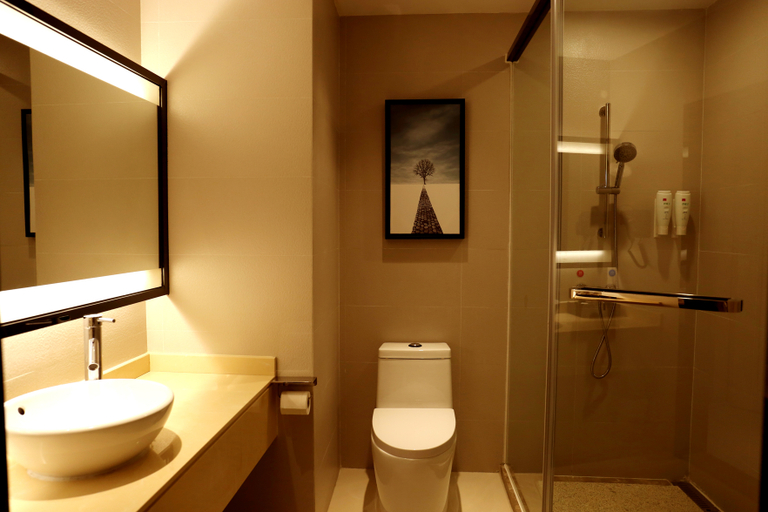 Bathroom 2, 巴菲伯格ホテル（東莞塘廈萬科）(巴菲伯格酒店（东莞塘厦万科店）), Dongguan