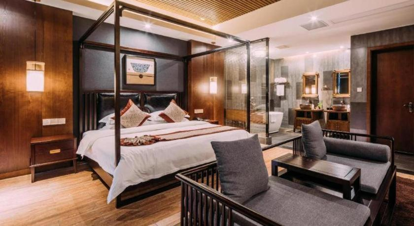 Bedroom 3, GreenTree Eastern Changzhou Liyang Tianmu Lake Four Season Hotel, Changzhou