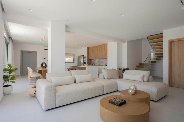 Living room, Sirocco Lux Villas, Crete