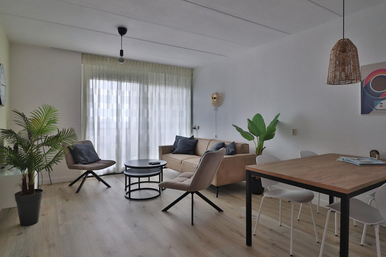 Living room 5, Waterfront Apartment With Balcony, Wûnseradiel
