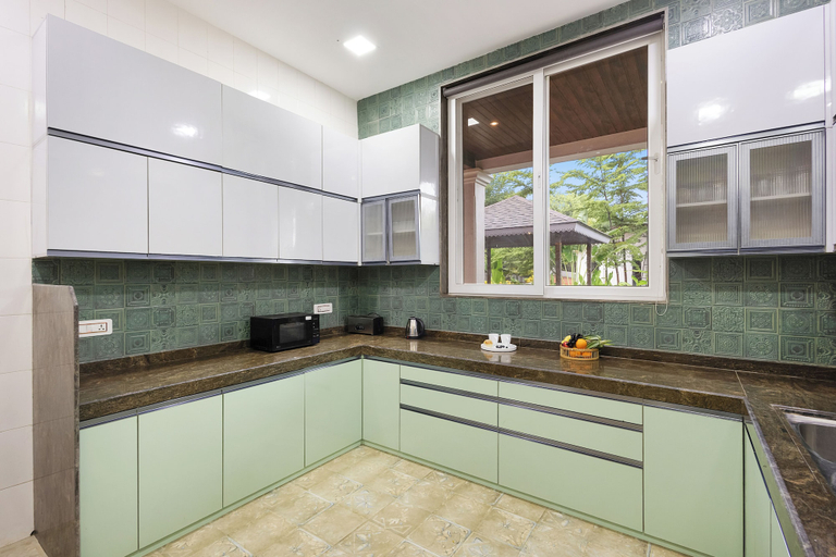 Private kitchen 2, ELIVAAS Aaraa 4BHK Luxury Pool Villa, Raigarh