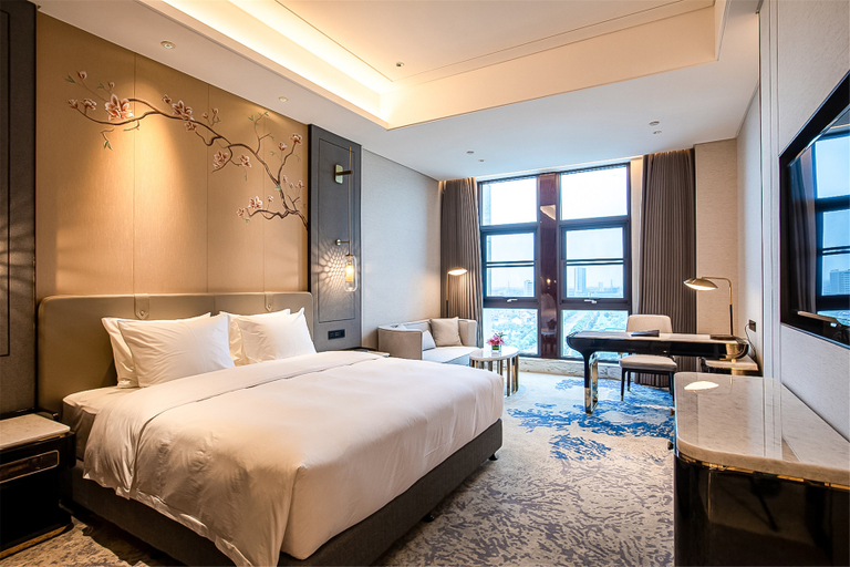 Bedroom, Wyndham Grand Taixing Downtown, Taizhou