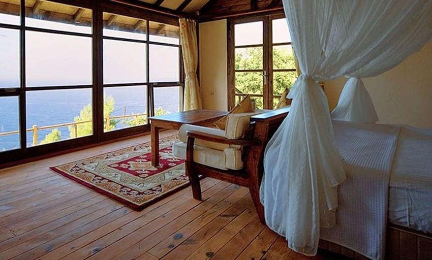 Bedroom 2, Kabak Avalon Bungalows, Fethiye