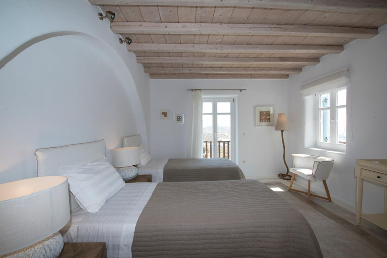Bedroom 2, Sleek modern villa in St Lazarus area, South Aegean