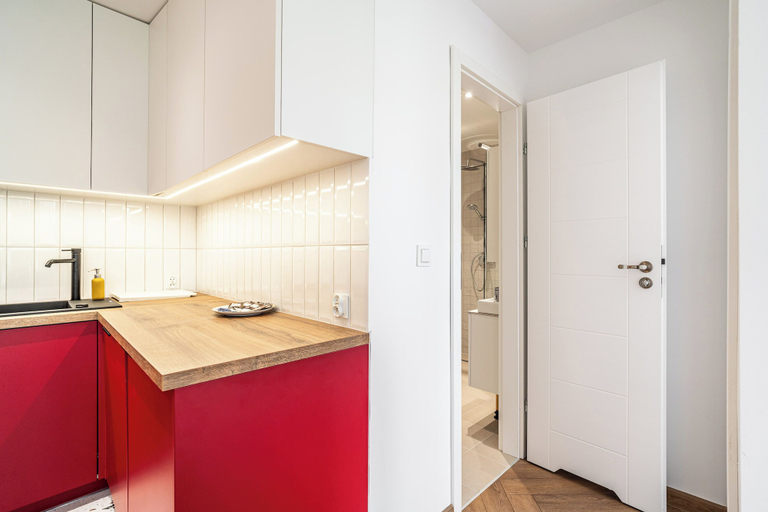 Private kitchenette 4, RentPlanet - Apartament Korfantego, Będzin