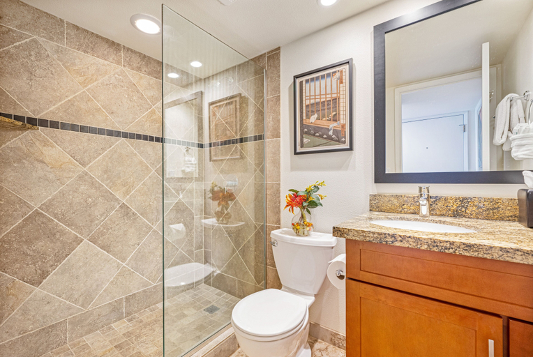 Bathroom 4, Kihei Beach, #406^ 1 Bedroom Condo by RedAwning, Maui