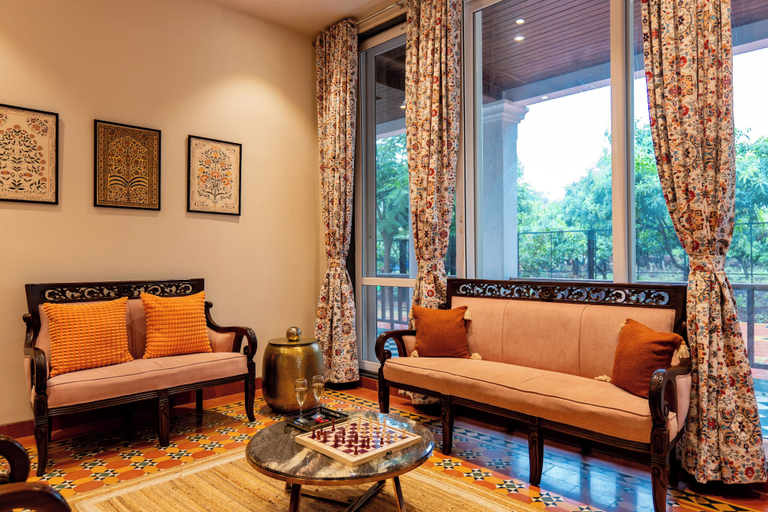 Living area 3, ELIVAAS Aaraa 4BHK Luxury Pool Villa, Raigarh