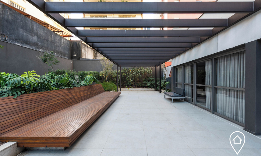 Terrace/patio 1, Ária Higienópolis by WeCare Hosting, São Paulo