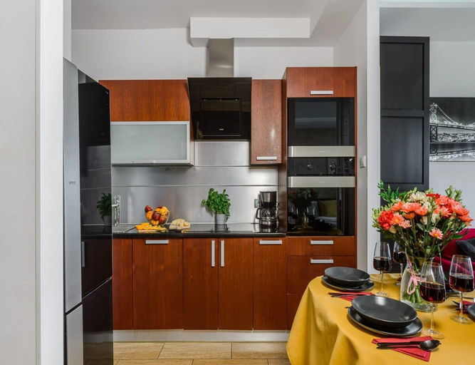 Private kitchen, Warsaw Home With City Views, Warsaw