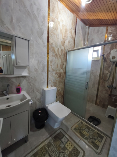 Bathroom 4, Saglik Apart Pansiyon, Erdek