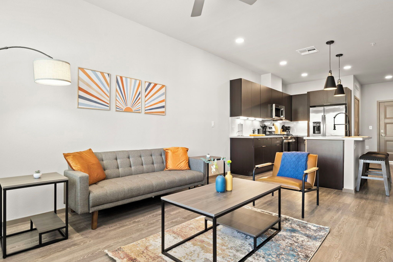 Living area 4, CozySuites at Westgate, Maricopa