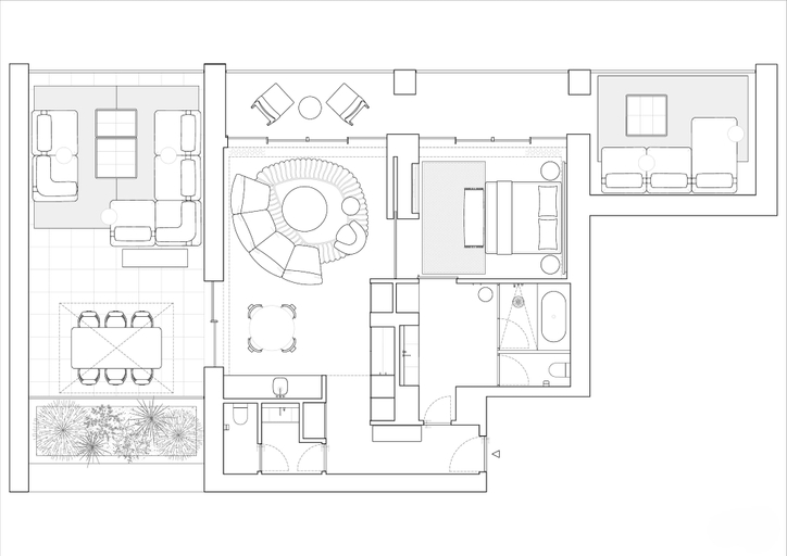 Floor plan 2, Casa CABaN HAYAMA, Hayama