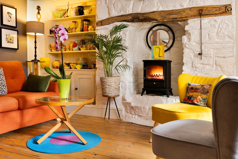 Living room 3, Artistic Fishguard Cottage for 4, Pembrokeshire