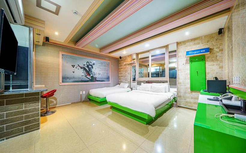 Bedroom 3, Gwangju Hanam Unique Motel, Gwangsan