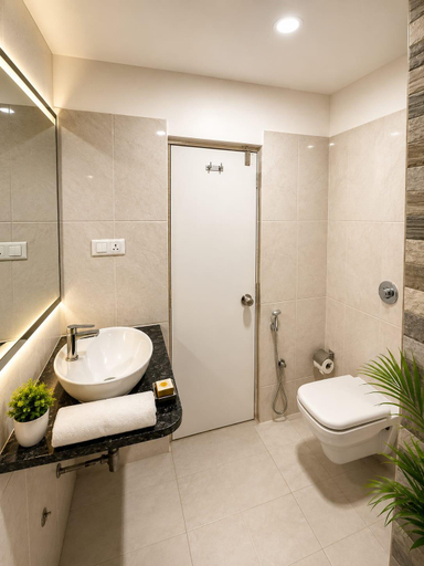 Bathroom 3, La Riviera Suites, Hyderabad