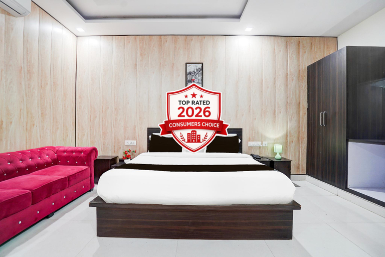 Bedroom 2, Townhouse Faizabad Road Opp BBD University, Lucknow