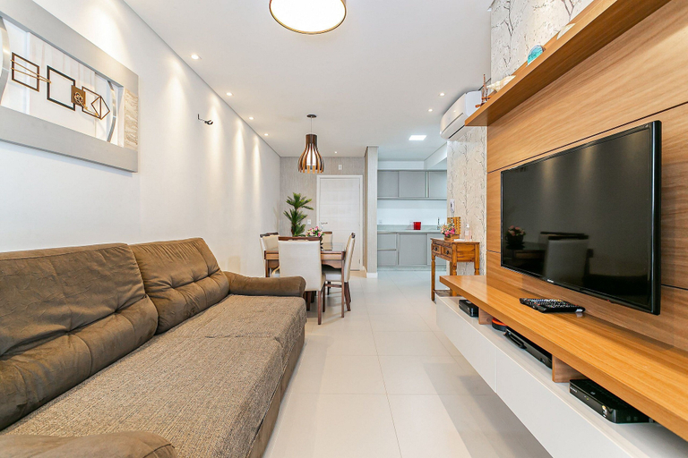 Living area 3, New apt With Barbecue 350m From the Beach Rtg101, Florianopolis