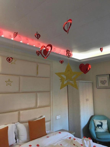 Bedroom 2, Shell Shanghai Baoshan District  Songbin Road Subway Station Hotel, Shanghai