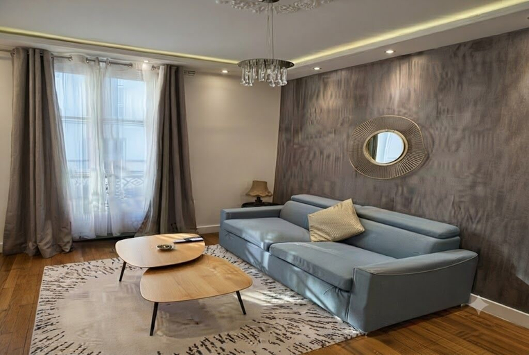Living area, celine 27, Paris