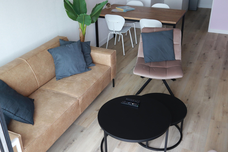 Living room 2, Waterfront Apartment With Balcony, Wûnseradiel