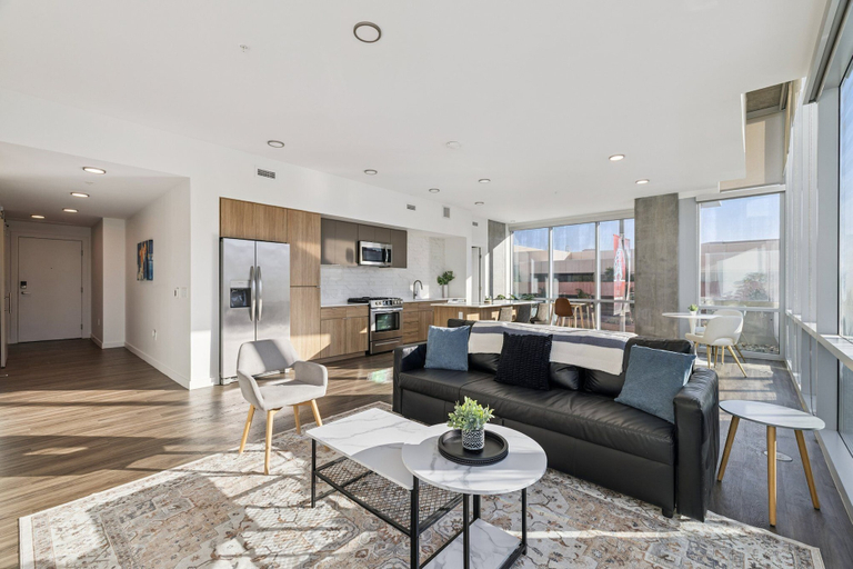 Living area 2, CozySuites at ADELINE, Maricopa