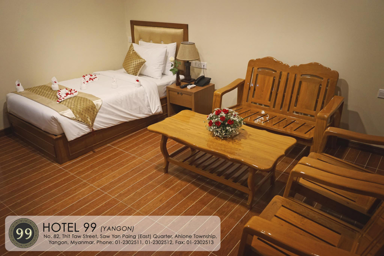 Bedroom 2, Hotel 99, Yangon