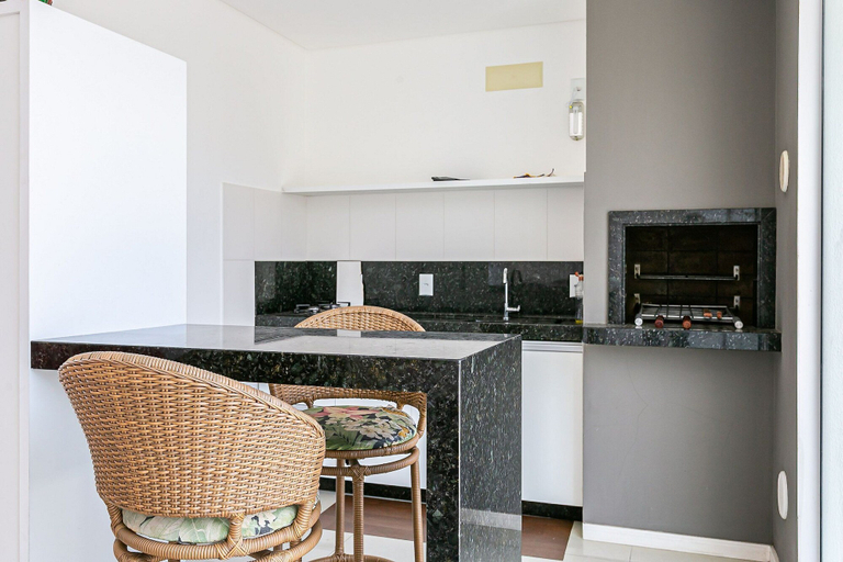 Private kitchen 4, New Studio 900 m From Lagoa da Conceicao - Ecm204, Florianopolis