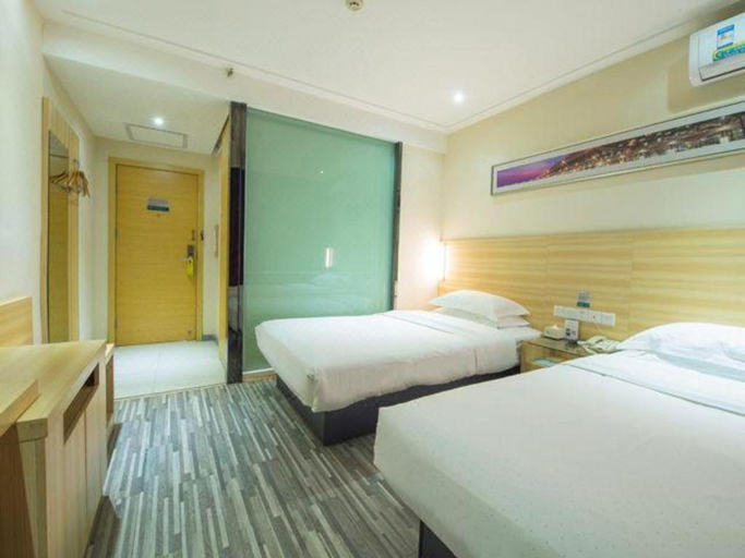 Bedroom 2, City Comfort Inn Wuhan Zhongnan Road Metro Exit, Wuhan