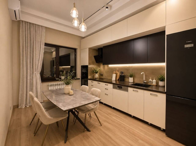 Private kitchen 5, Spacious 4-room apartment, Almaty