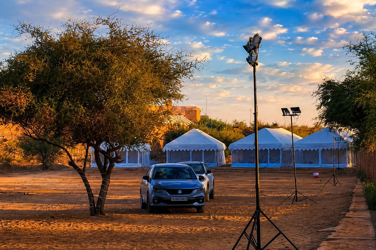 Parking, The Hukum Desert Camp, Jaisalmer