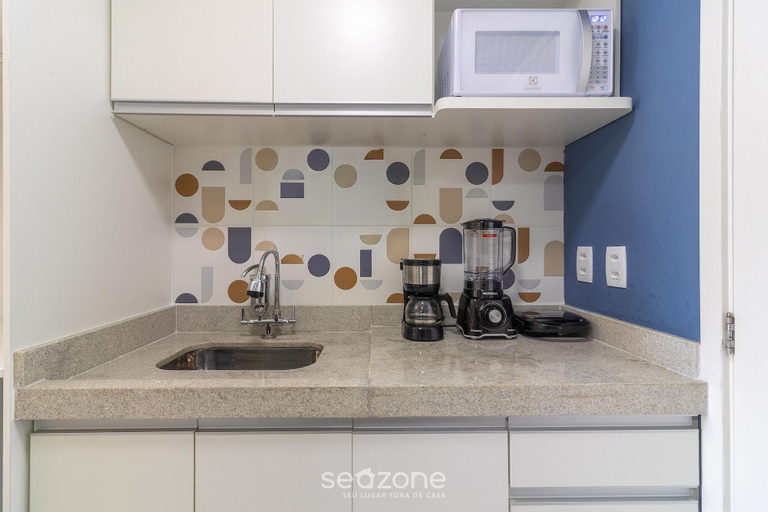 Private kitchen, Complete Studio 400 m From the Beach Hsc0425, Cabo Frio