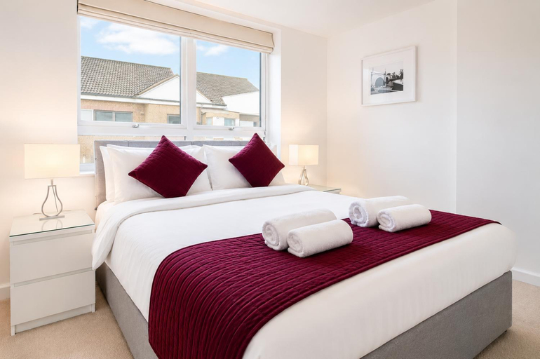 Bedroom 2, Roomspace Serviced Apartments - Kew Bridge Court, London