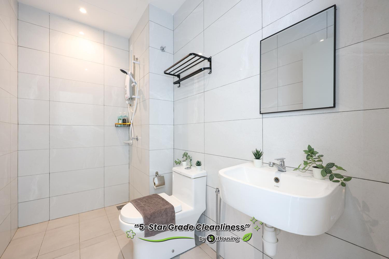 Bathroom 4, Amber Cove Melaka Prime Suites by iHousing, Malacca City