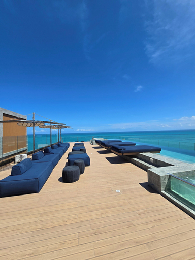 Terrace/patio 2, Studio Beira Mar-Vista Mar-Luxo-New Time, Maceió (capital)