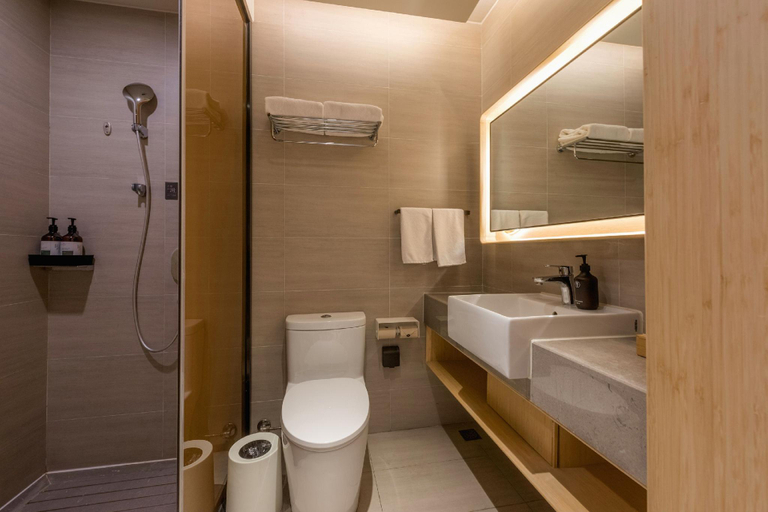 Bathroom 3, Ji Hotel Shijiazhuang Jianshe Beidajie, Shijiazhuang