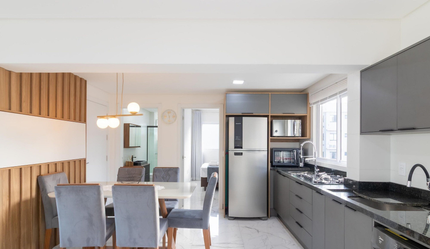 Private kitchen, Apt w/ BBQ 550m From the Beach Gev1701, Itapema