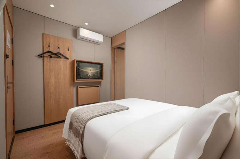 Bedroom 2, Shell Hotel Beijing Shunyi District Shunyi Metro Station, Beijing