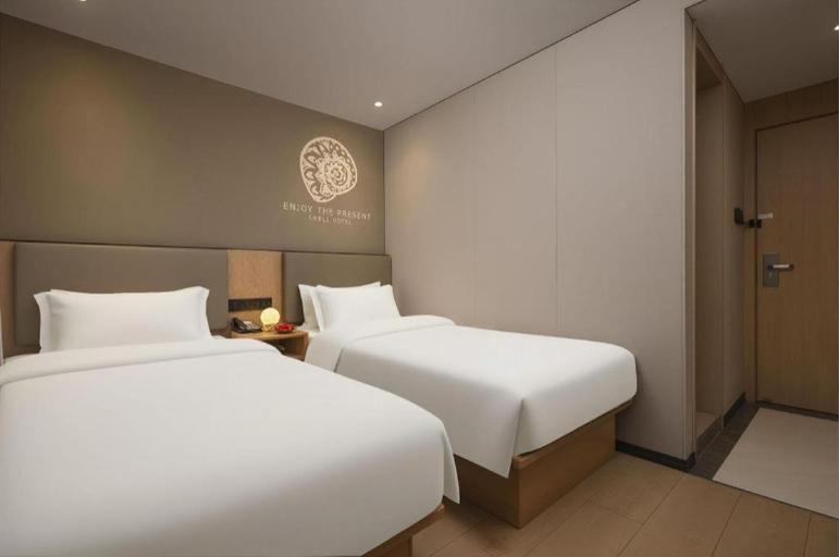 Bedroom 2, Shell Hotel Beijing Shunyi District Shunyi Metro Station, Beijing