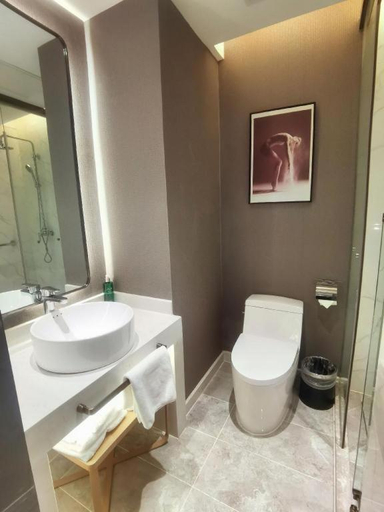 Bathroom, Jinjiang Inn Beijing Liangxiang Nanguan Subway Station Branch, Beijing