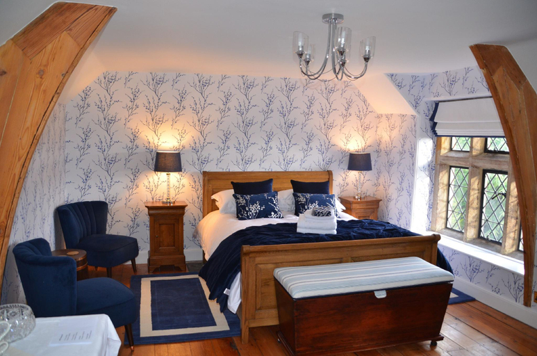 Bedroom, Florence Nightingale Suites at Lea Hurst, Derbyshire