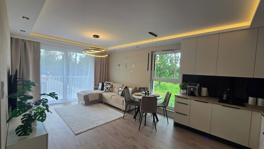 Living area 4, Nowe Apartamenty Dworcowa Blisko Suntago Mszczonow, Żyrardów