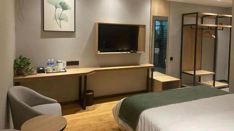 Bedroom 2, Green Tree Inn Express Anhui Bozhou Mengcheng County Chengnan New District, Bozhou