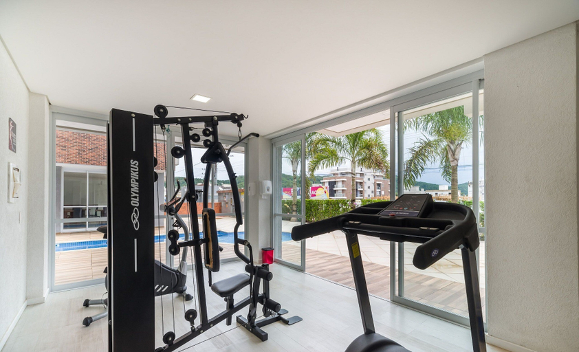 Fitness facility, Apt With Barbecue Near the Beach Rgn0203, Florianopolis