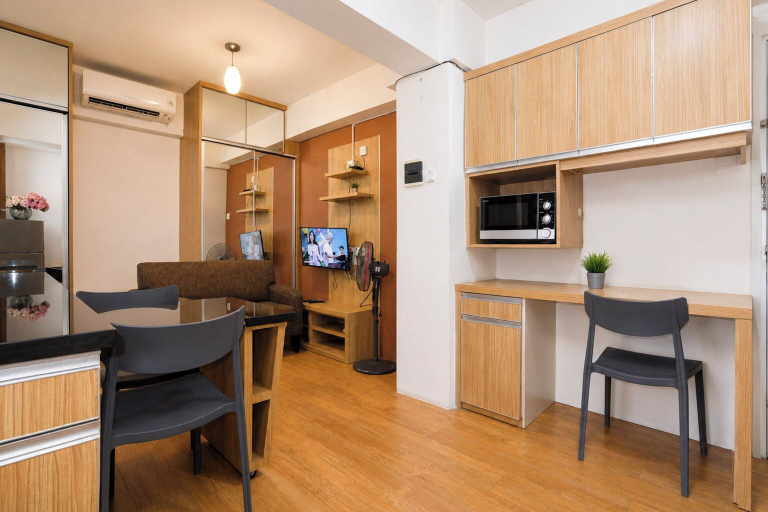Interior 5, Combined And Spacious 3Br At Green Pramuka City Apartment, Jakarta Selatan
