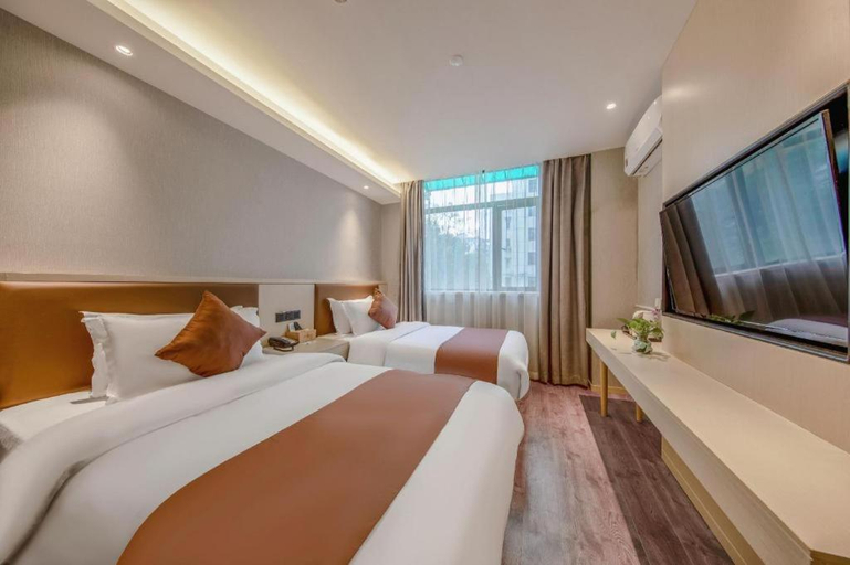 Bedroom 3, Gya Shanghai Long Distance Passenger Terminal Hote, Shanghai