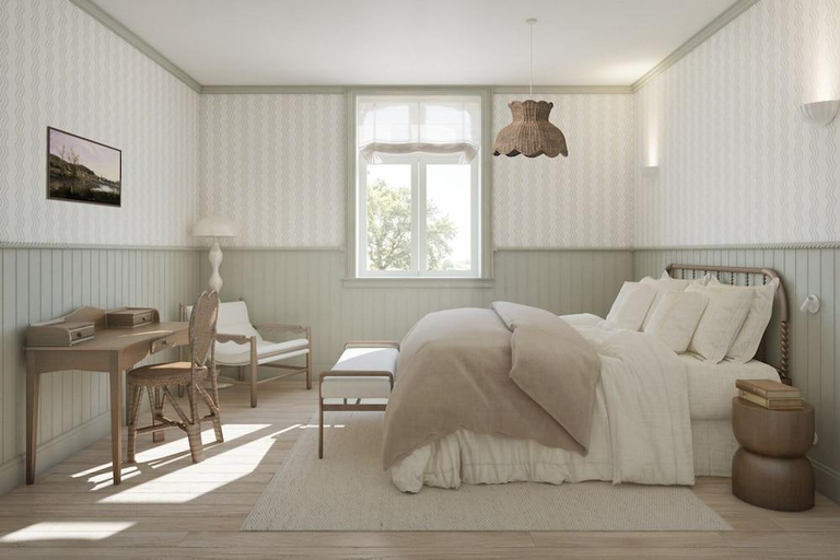 Bedroom 3, Chateau de Citeaux - Fontenille Collection, Côte-d'Or