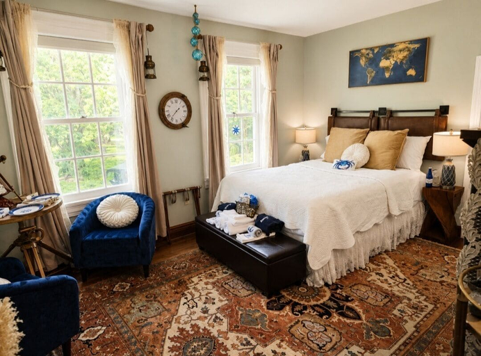 Room 3, Historic 1825 Chesapeake Farm Stay, Calvert