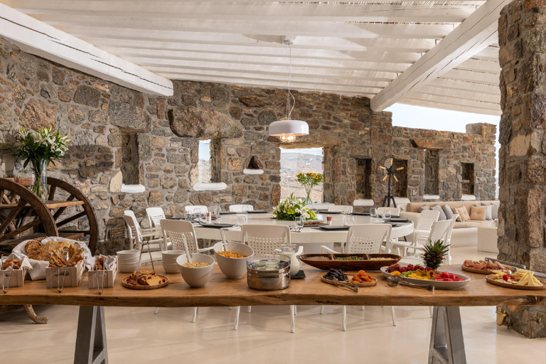 Food & Drinks, Spectacular Kalafatis Villa 5 Bedrooms Villa Vibhu Private Jacuzzis, South Aegean