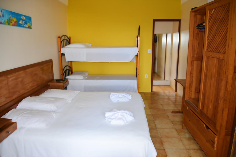 Bedroom, Pousada Recanto do Morro, Cananéia
