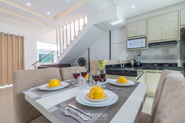 Private kitchen 3, Beautiful Apt 400m Taperapua Beach, Bahia Edt0009, Porto Seguro